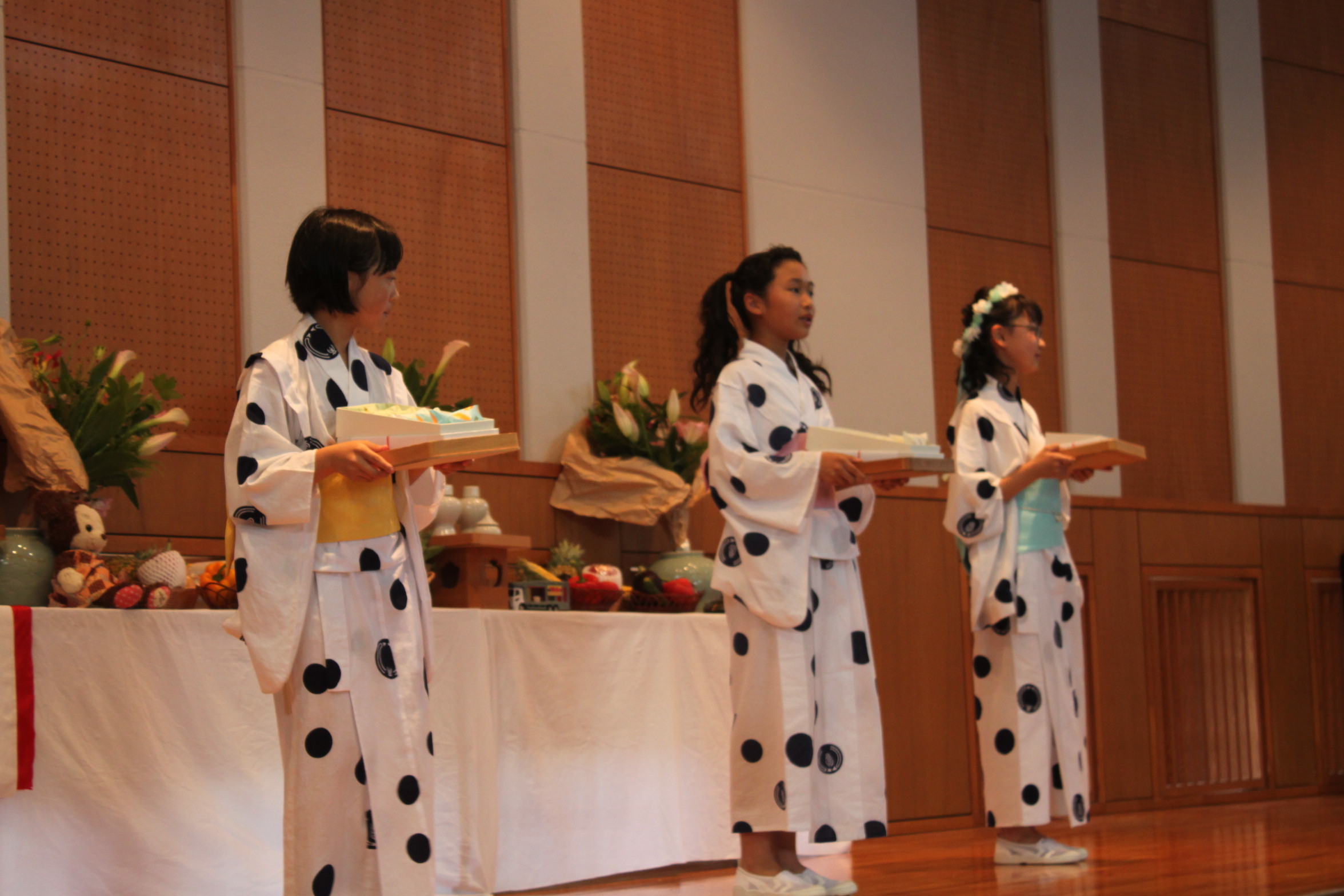 帝塚山学院小学校 セール 浴衣