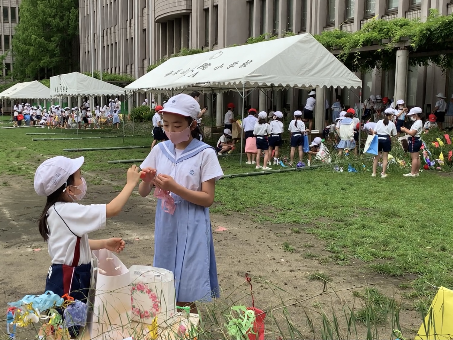 帝塚山学院小学校 セール 浴衣