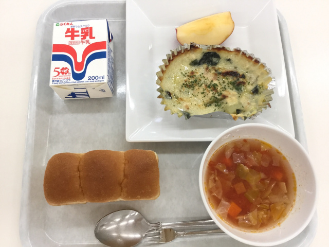 今日の給食 帝塚山学院小学校